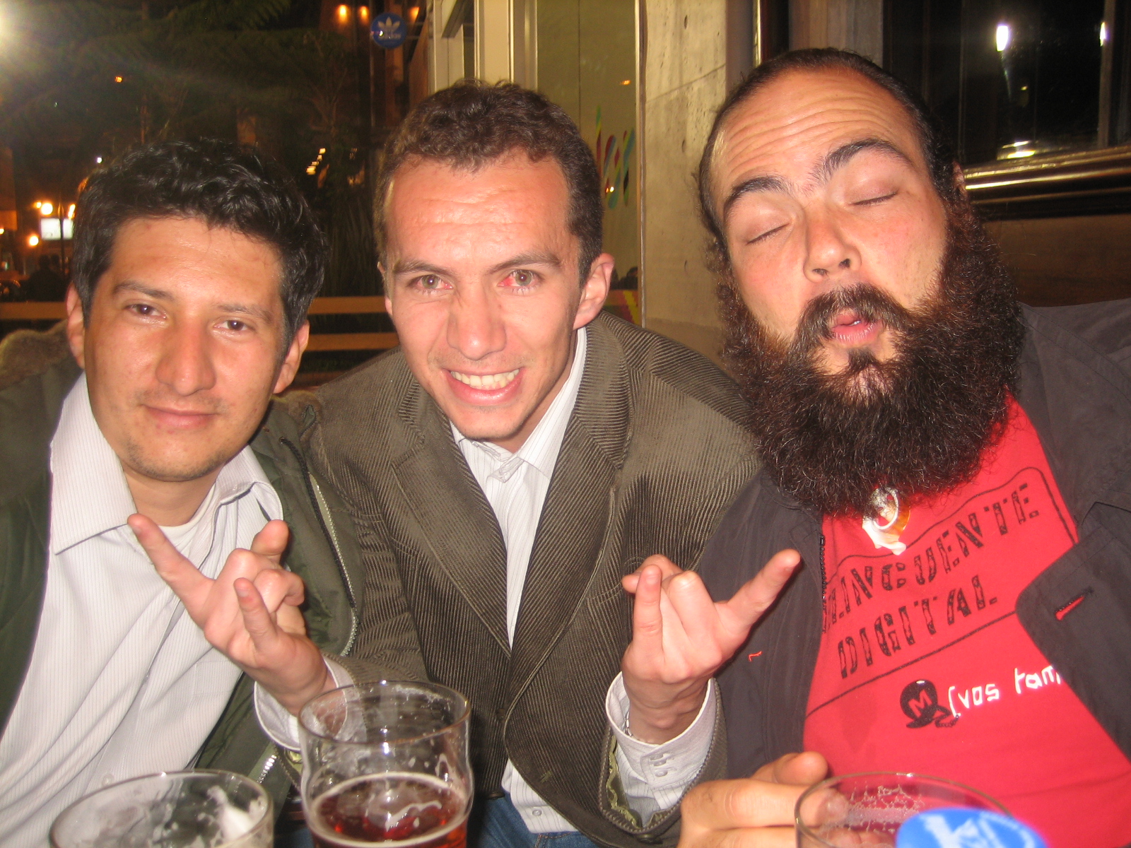 Andrés, Alejandro and me Andrés, Alejandro and me