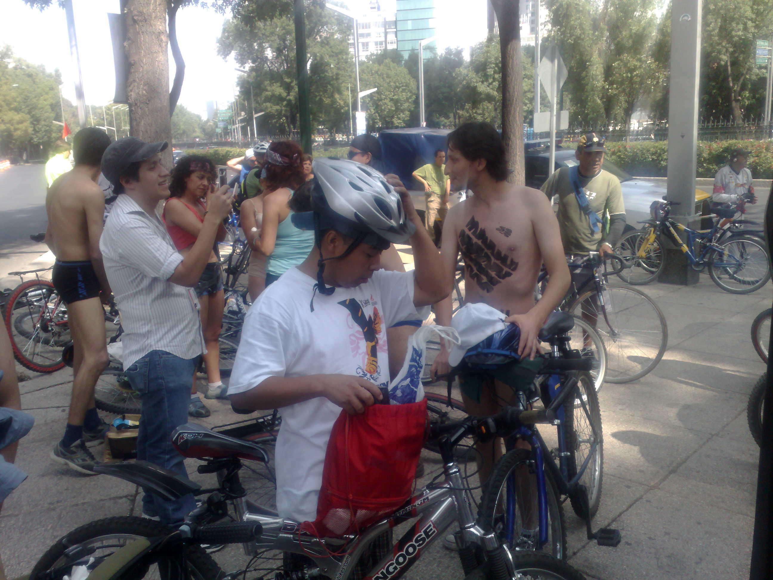 World Naked bike Ride Mexico 2010 World Naked bike Ride Mexico 2010