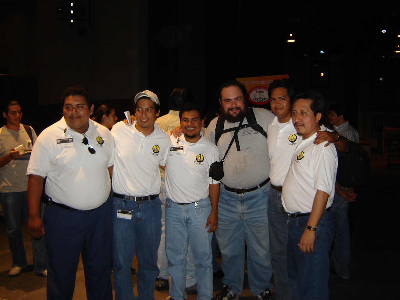 With the organizers, after closing With the organizers, after closing