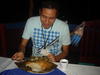 Last dinner at ECSL: Nacatamal!