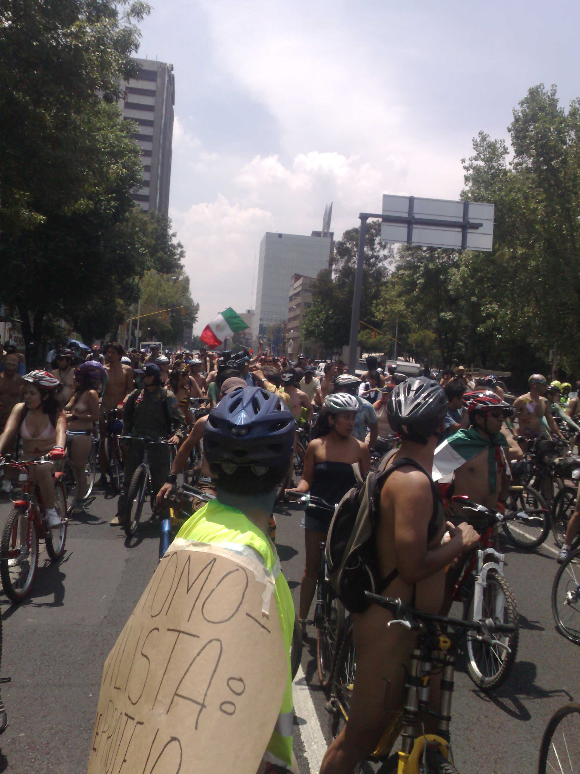 World Naked bike Ride Mexico 2010 World Naked bike Ride Mexico 2010