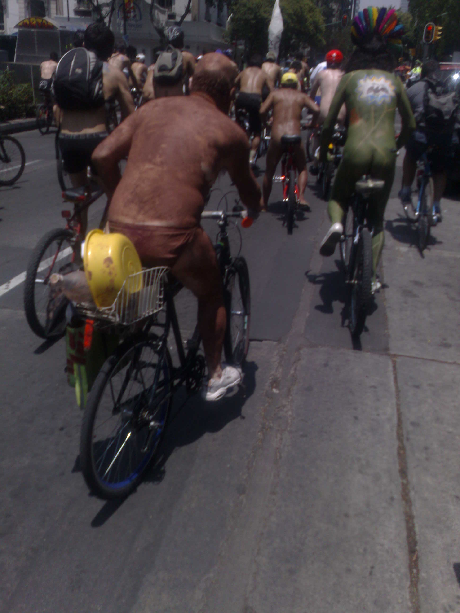 World Naked bike Ride Mexico 2010 World Naked bike Ride Mexico 2010