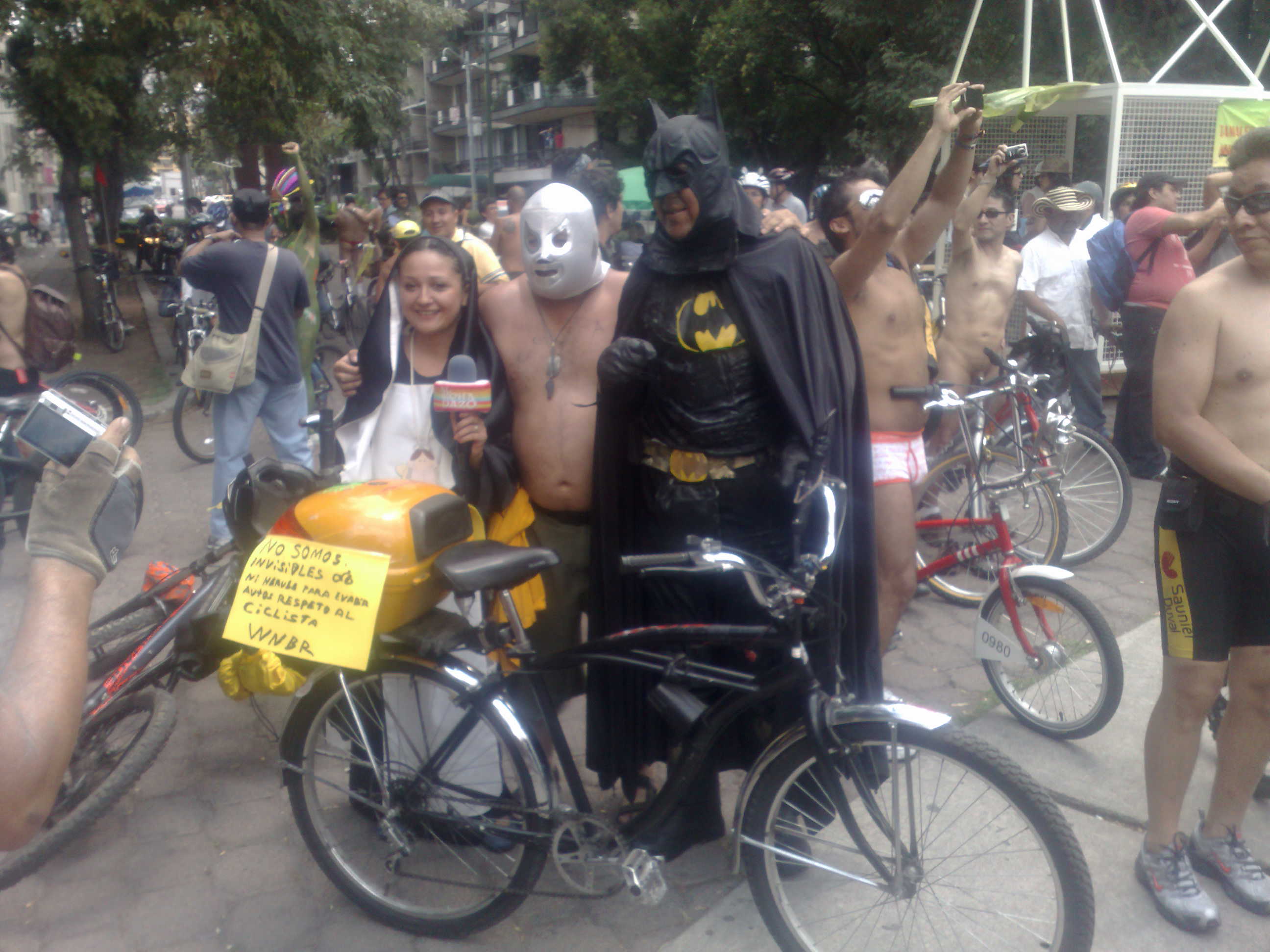 World Naked bike Ride Mexico 2010 World Naked bike Ride Mexico 2010